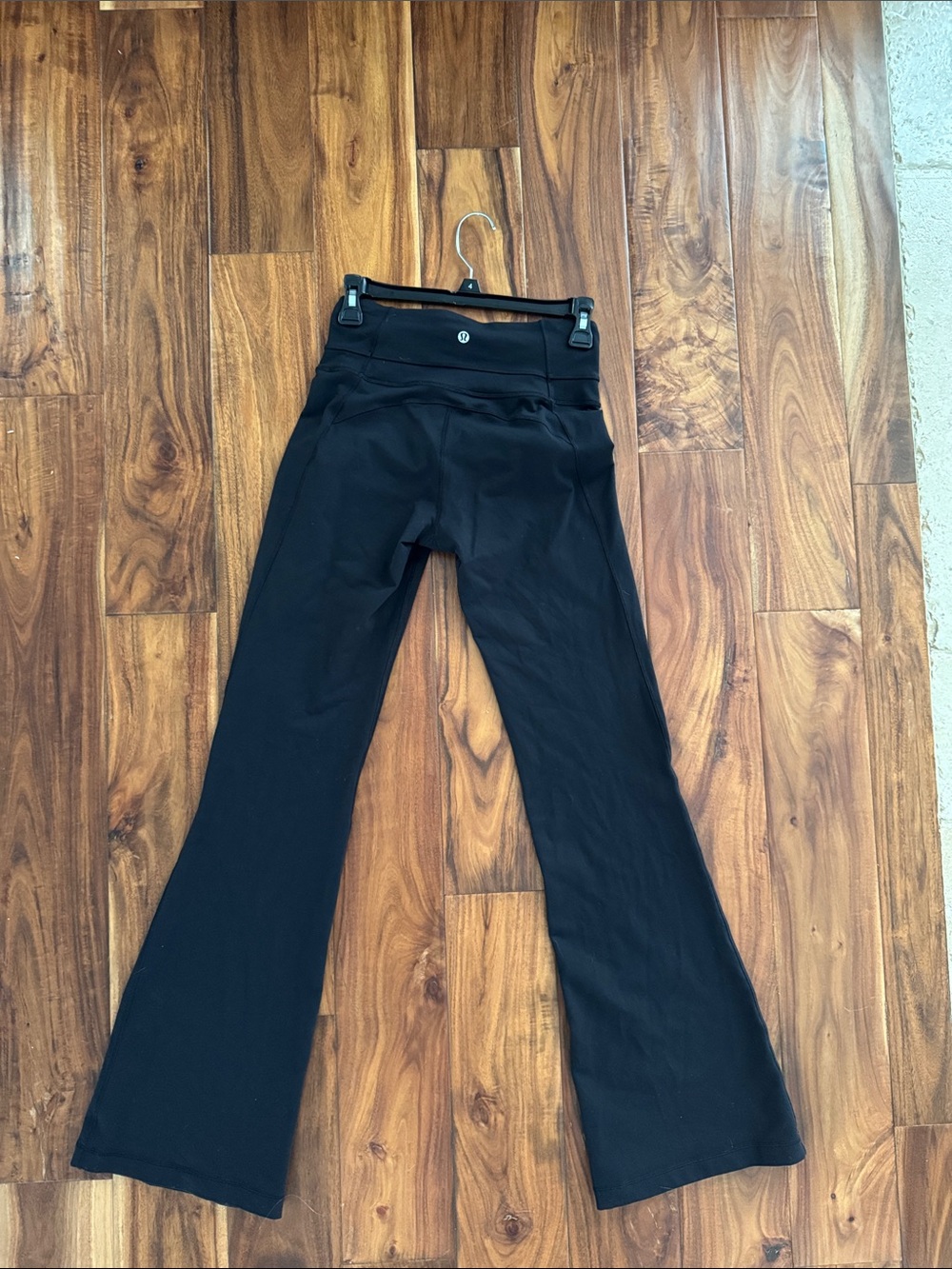 lululemon athletica Black Boot-Cut Flare Yoga Pants